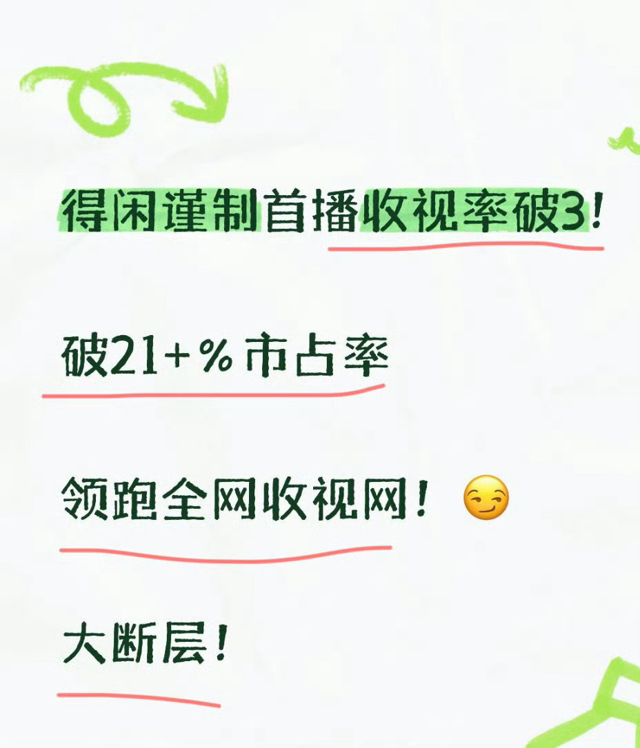 得闲谨制首播这个收视率及市占率，真的太牛了！观众就是爱看肖战！！明天cctv6还