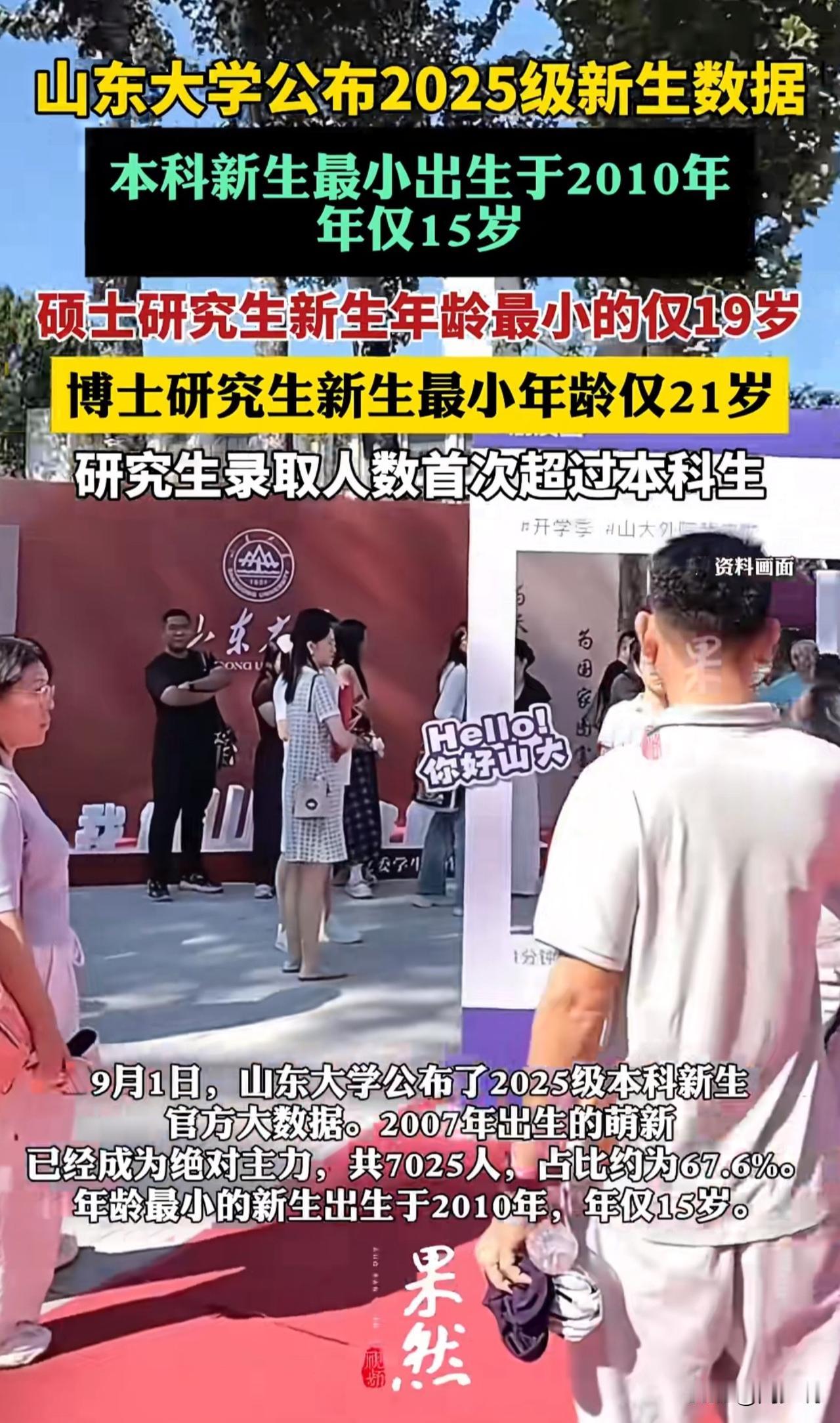属实罕见！山东大学今年研究生竟然超本科新生，网友炸锅了！

近日，山东大学公布2
