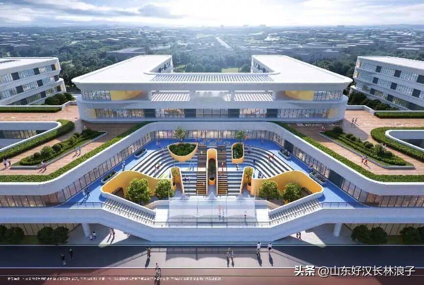 西站会展北某二中的九年一贯制学校，号称槐荫首个高标准建设的九年一贯制未来校园，为