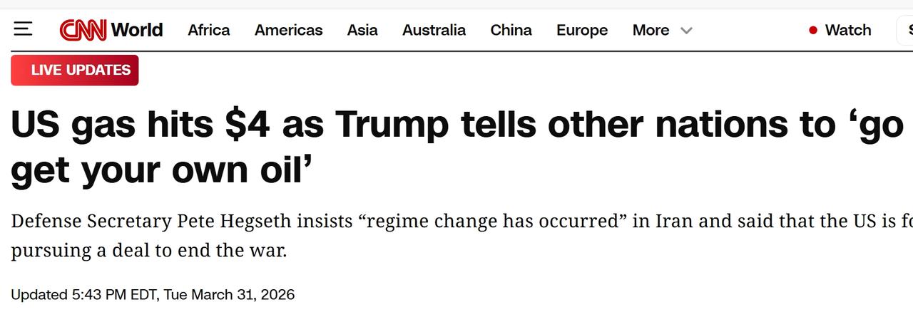 特朗普喊话英国：自己去找油吧
当地时间周二早上，特朗普Truth Social上