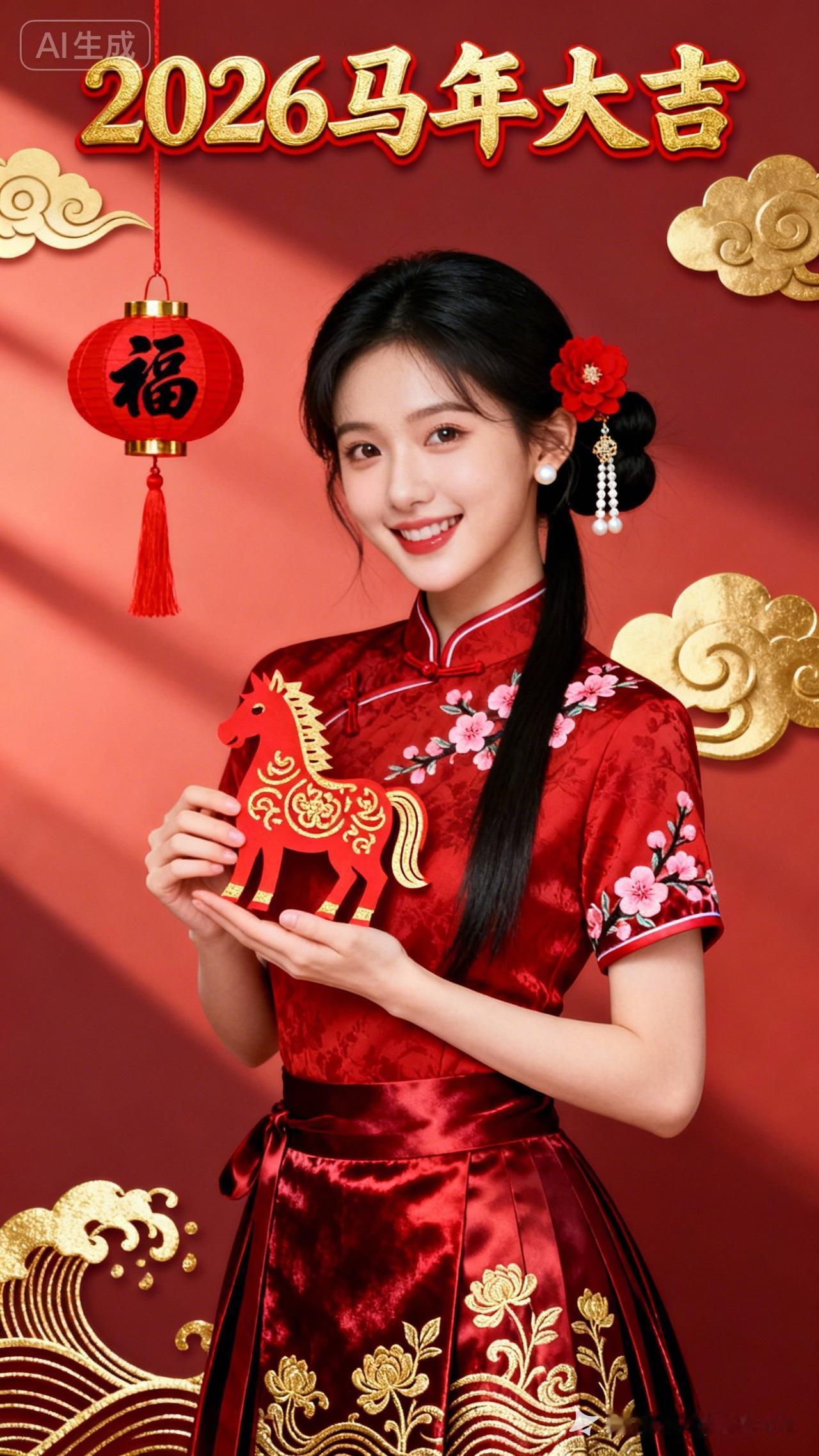 2026马年大吉，福气满满！🎉🐴