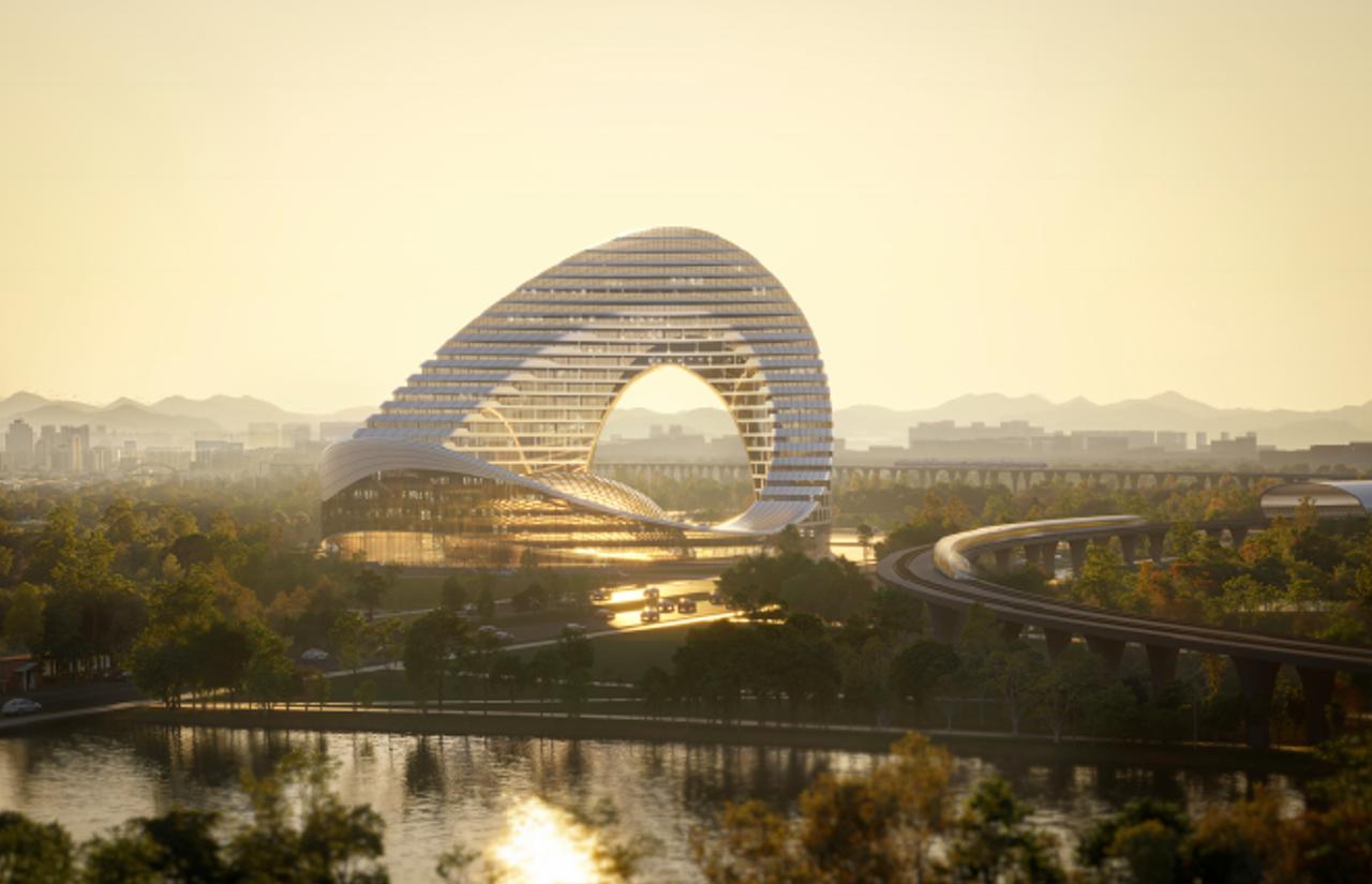 继大夏中心之后，大夏集团筹划于西咸新区文教园板块建设酒店及水乐园项目，由KPF执