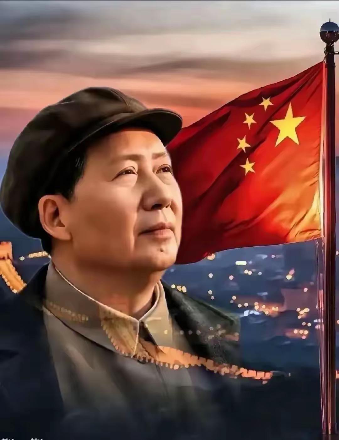 伟人毛主席，红色江山万代传！
 
为什么历经风雨，中国依旧红旗不倒？答案只有一个