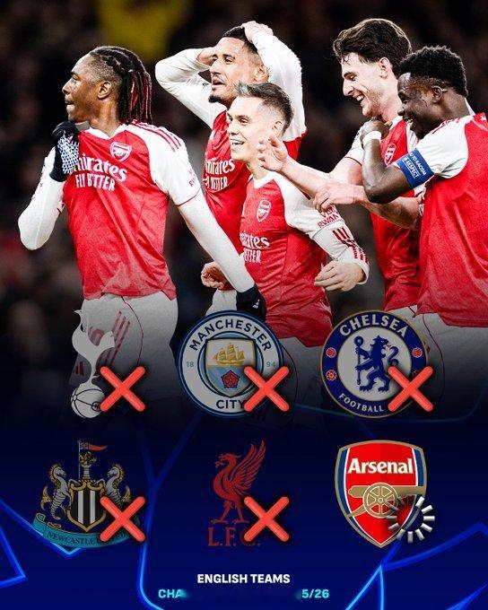 我们肩负着为英格兰赢得额外一个欧冠席位的重任，并为此感到无比自豪。现在，我们又向