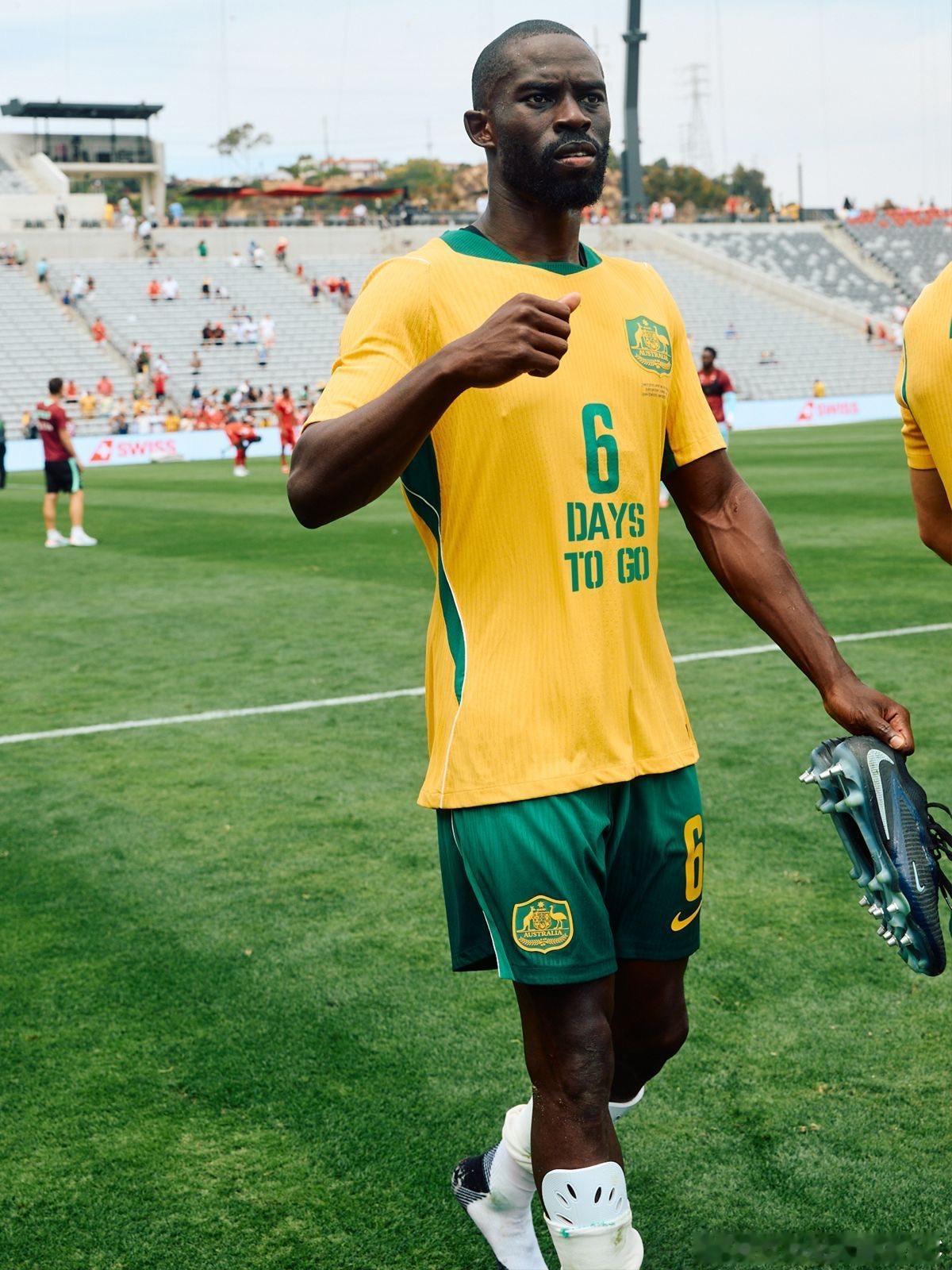 今天距澳大利亚队首场 2026美加墨世界杯 小组赛还有6天。GoSocceroo