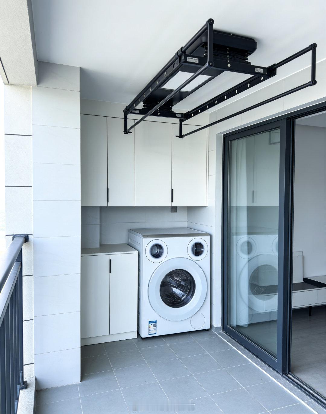 整了个大活家里原来那台洗衣机用了好几年，这次换了米家三区Pro，买的是白色款，比