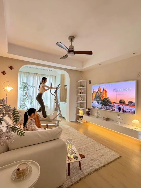 68㎡小户型🏠靠它实现宅家运动next level！