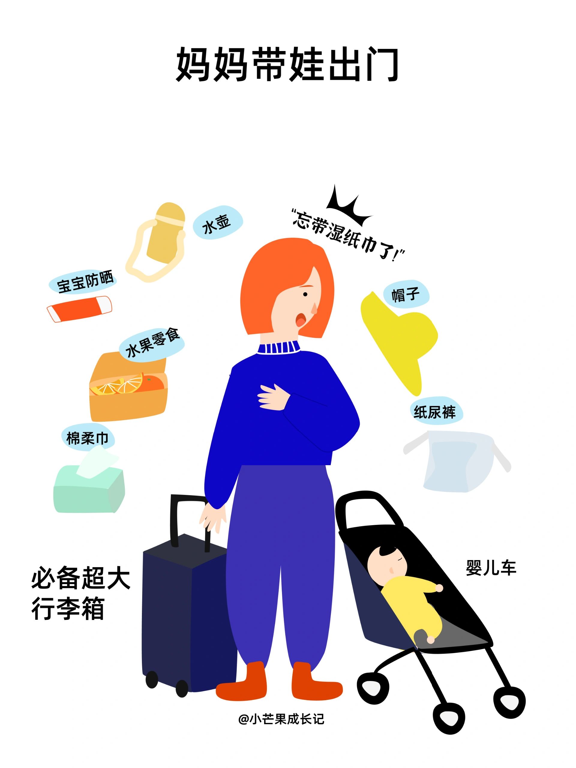 妈妈带娃VS爸爸带娃