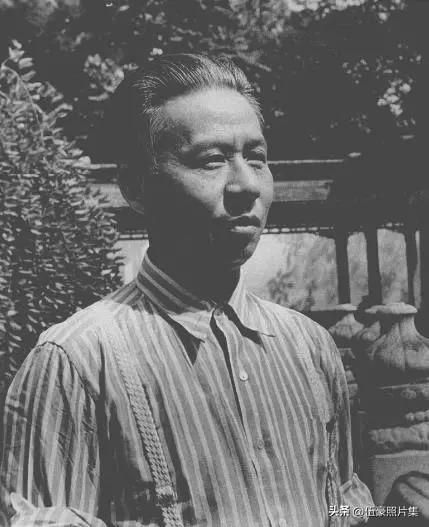 1951年，刘少奇在中南海的单人照，穿着不常见的格子衬衣。这一年是新中国成立初期