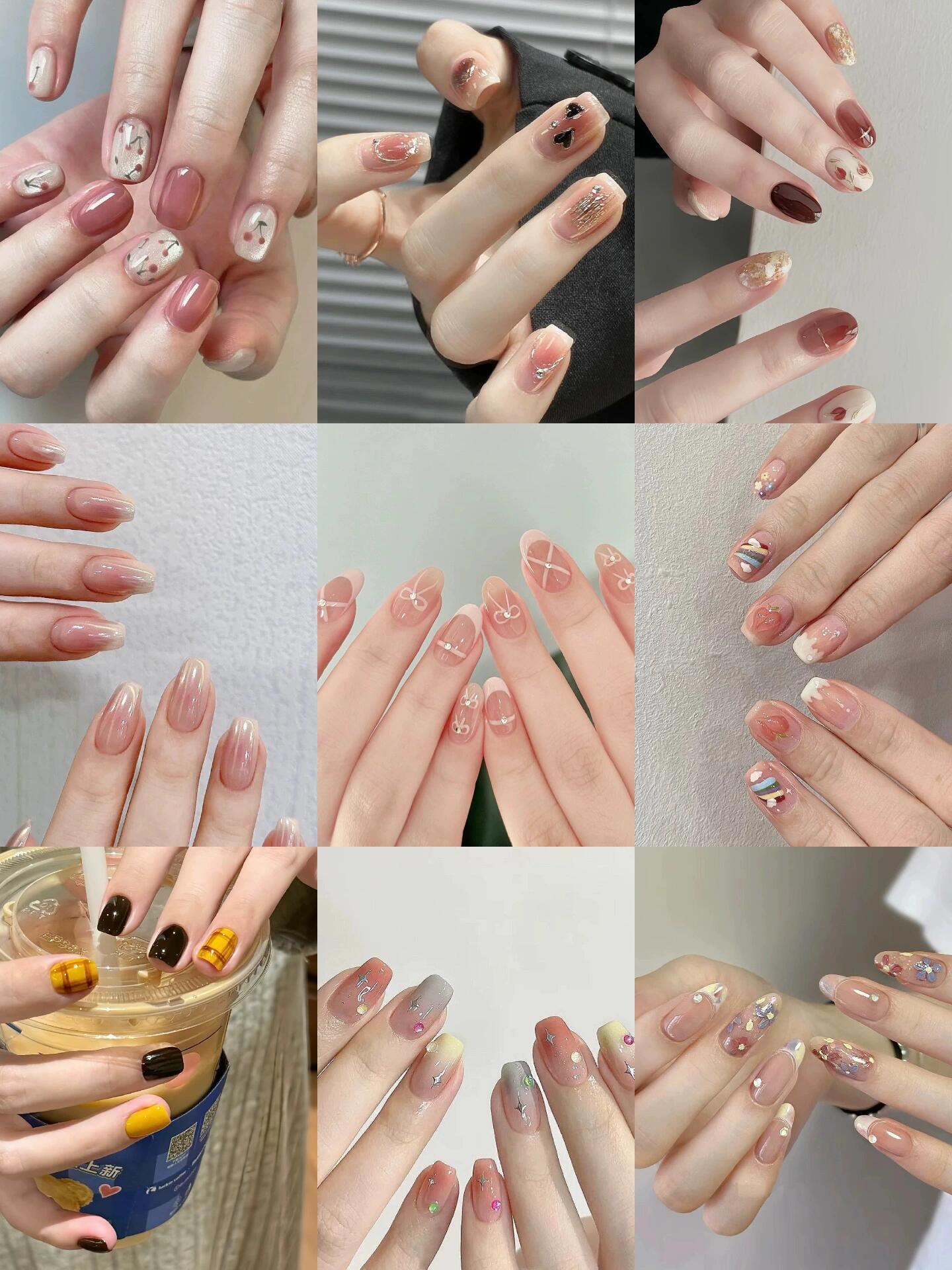 秋冬显白本甲款式💅🏻 