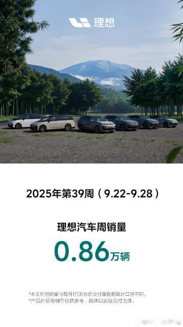 理想上周的销量已经回升到8600台了，离重新破万已经很近了
理想上一次周销量过万