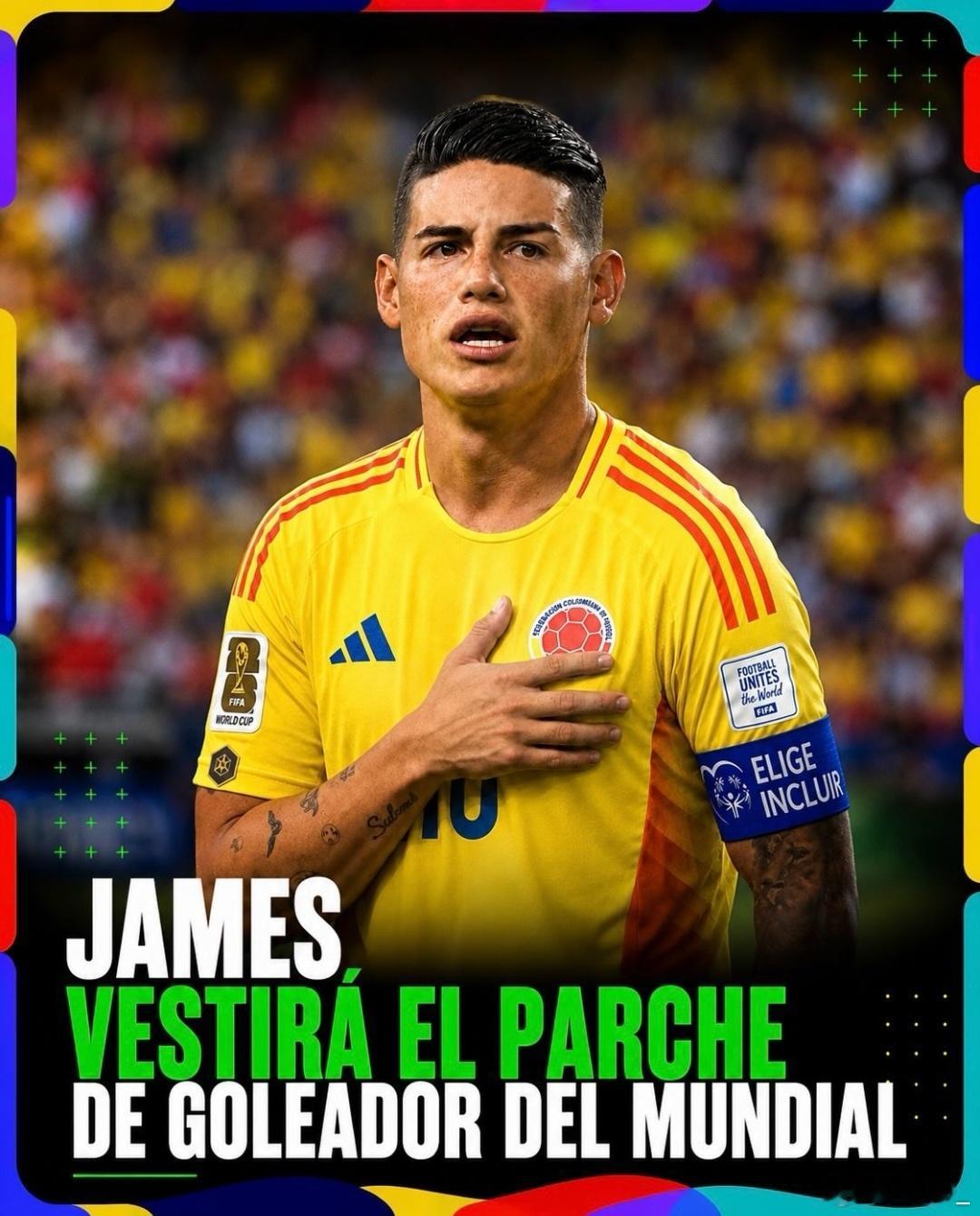 JR10J罗🇨🇴有报道称哈本届世界杯上会身穿印有金靴图案的定制版球衣比赛，这