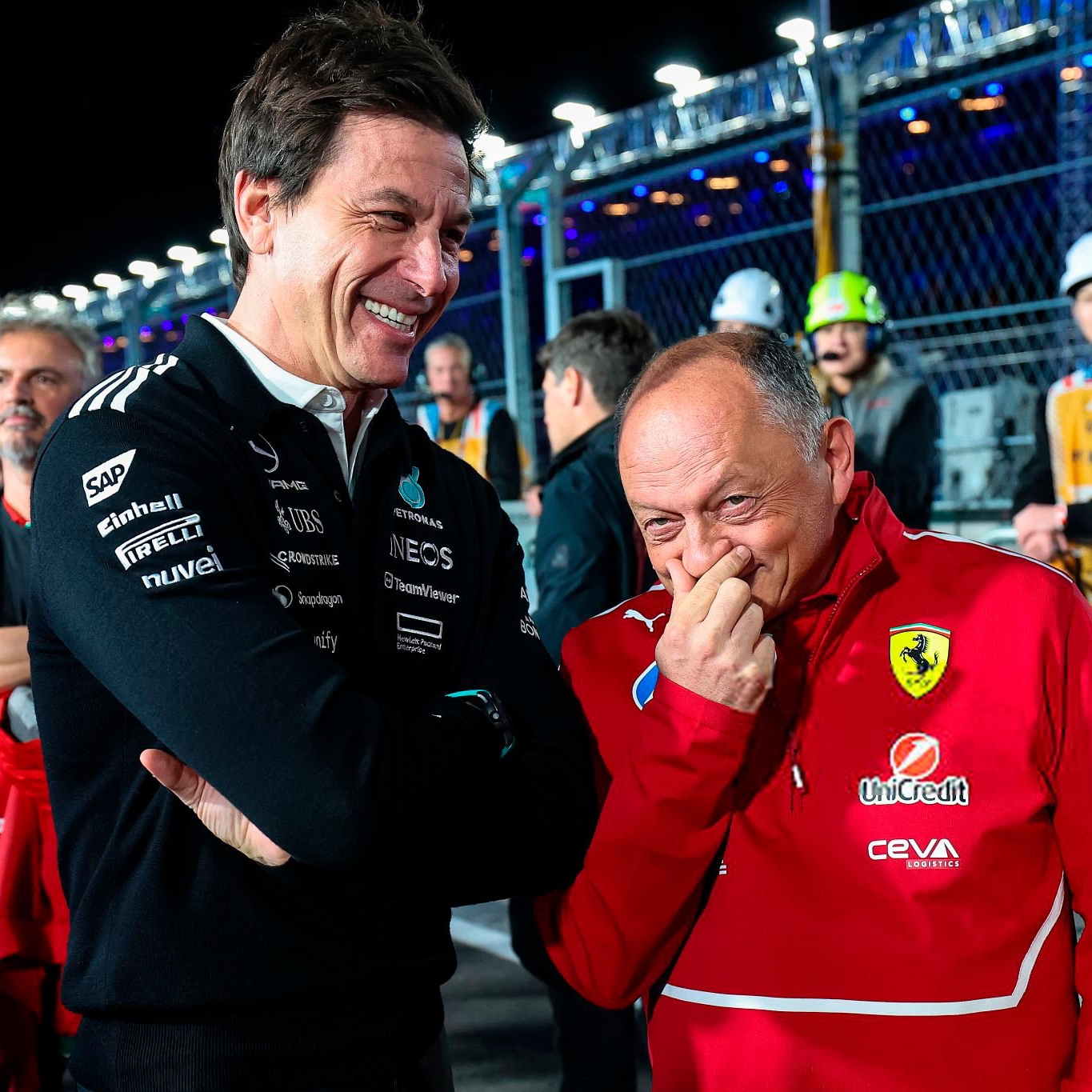 f1 法拉利的升级频率让Toto感到惊讶～Toto在奥地利大奖赛这么说：👇“我
