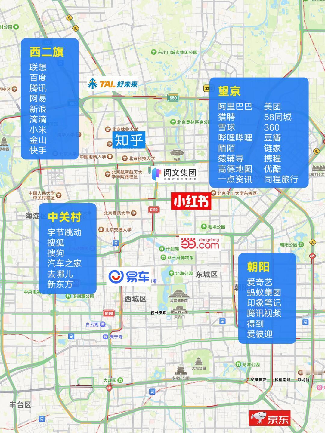 所以鄙视链的顶端，是中关村字节跳动，还是望京阿里巴巴…🤔#科技风向标# ​​​