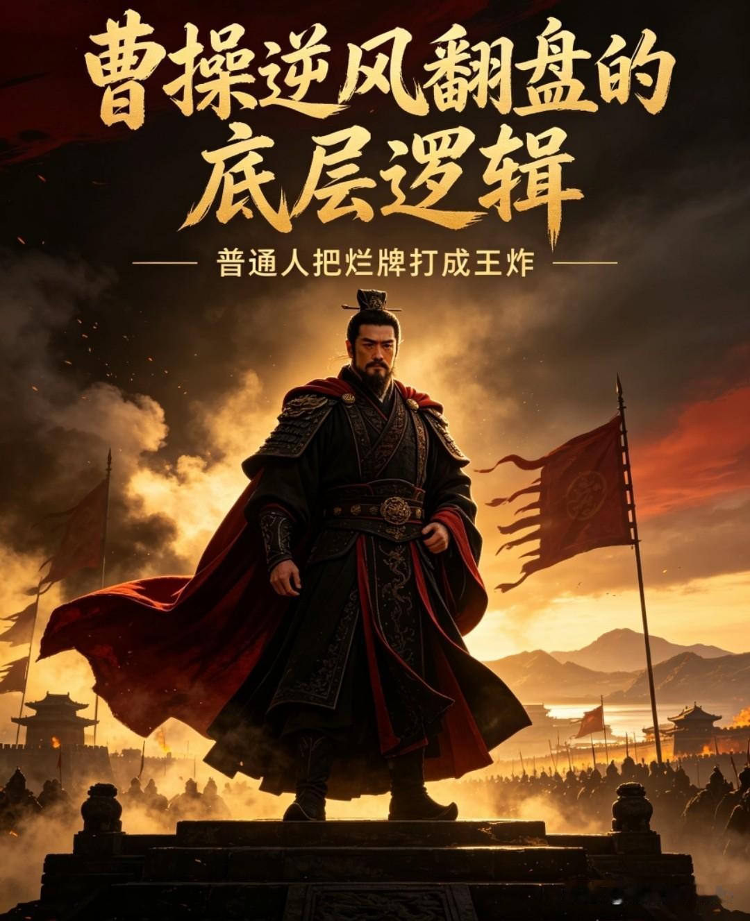 很多人都觉得曹操是个“奸雄”，但你仔细看他的人生，简直就是普通人逆风翻盘的教科书