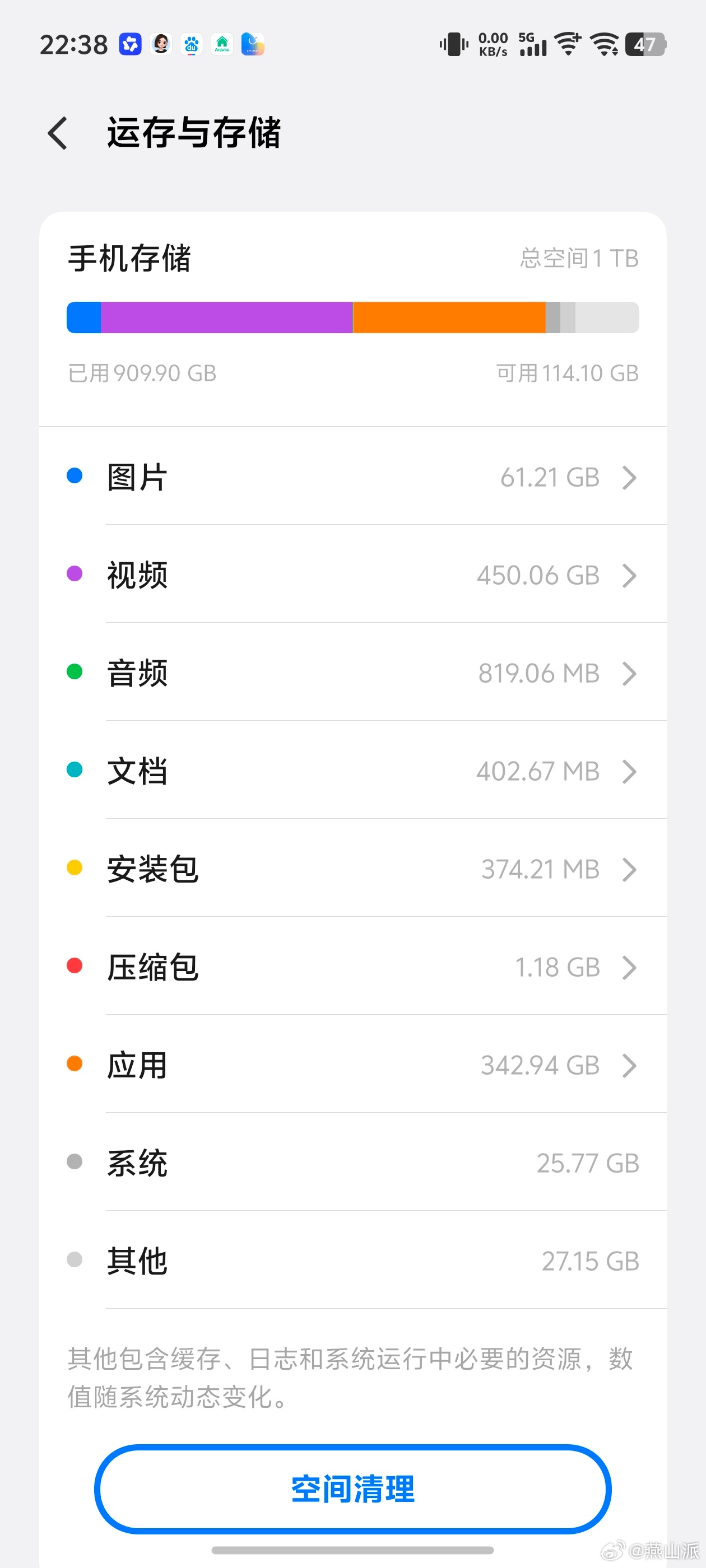删了几千张照片结果内存没变画重点:1.照片还在“最近删除”里，相当于还在回收站，