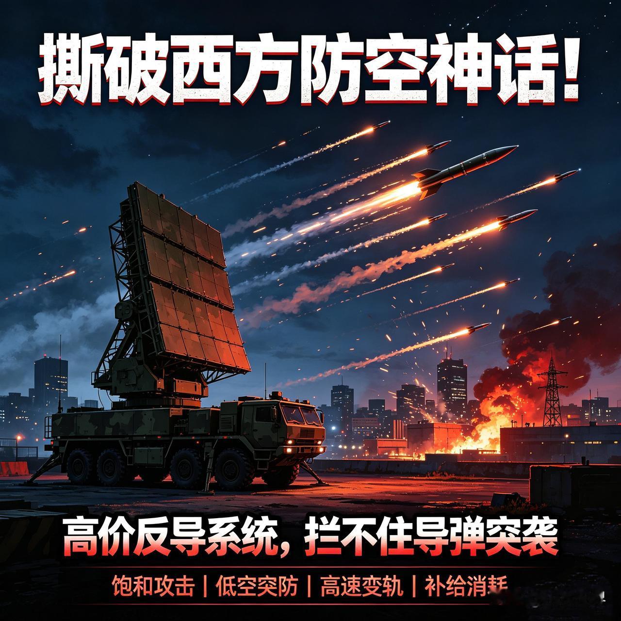 撕破西方防空神话！高价反导系统，拦不住导弹突袭
 
俄乌冲突持续四年，再加上近期