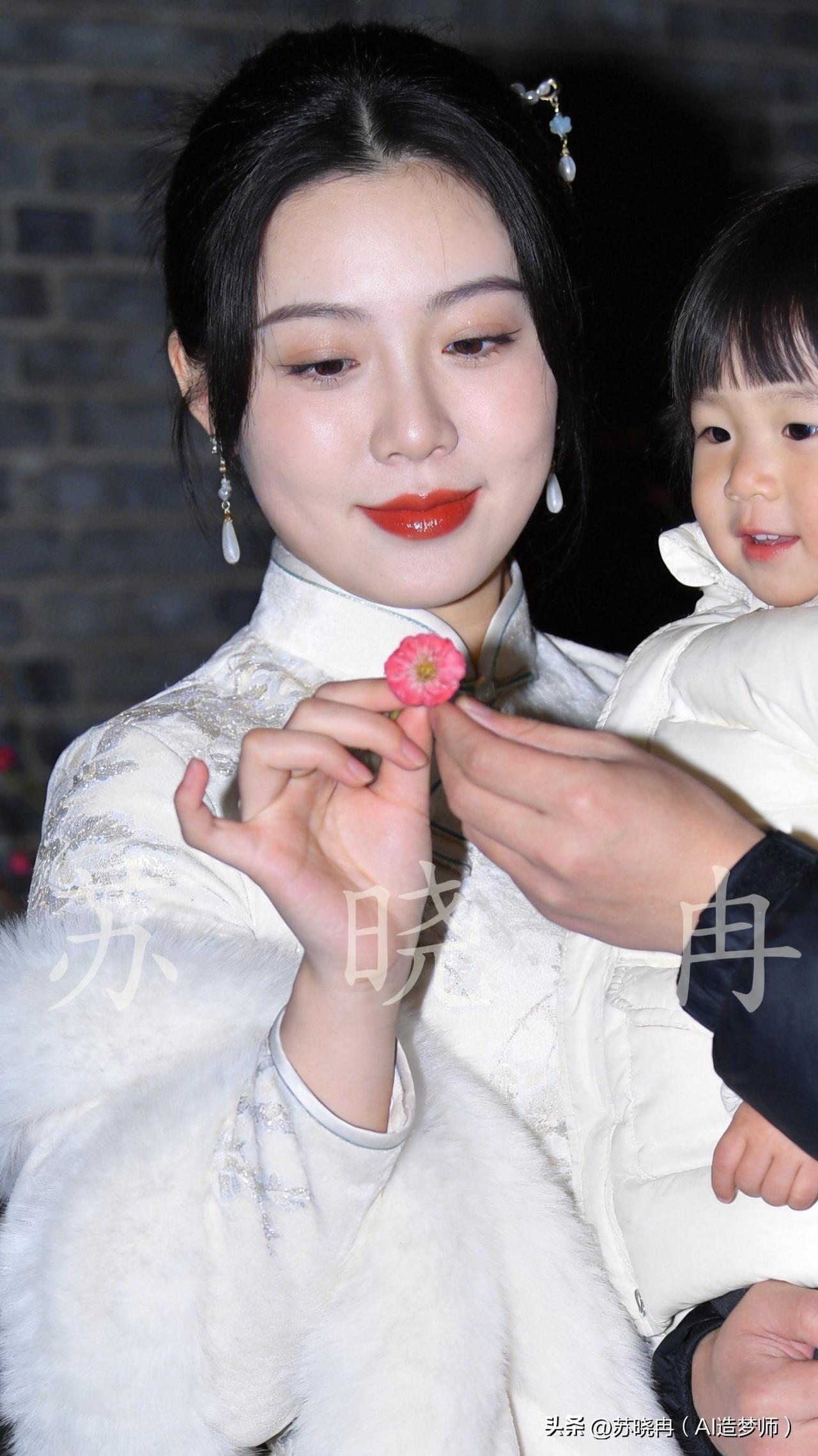 墙角数枝梅，凌寒独自开。他摘下的不仅是一朵红梅，更是予她的一整个春天，还有怀中稚