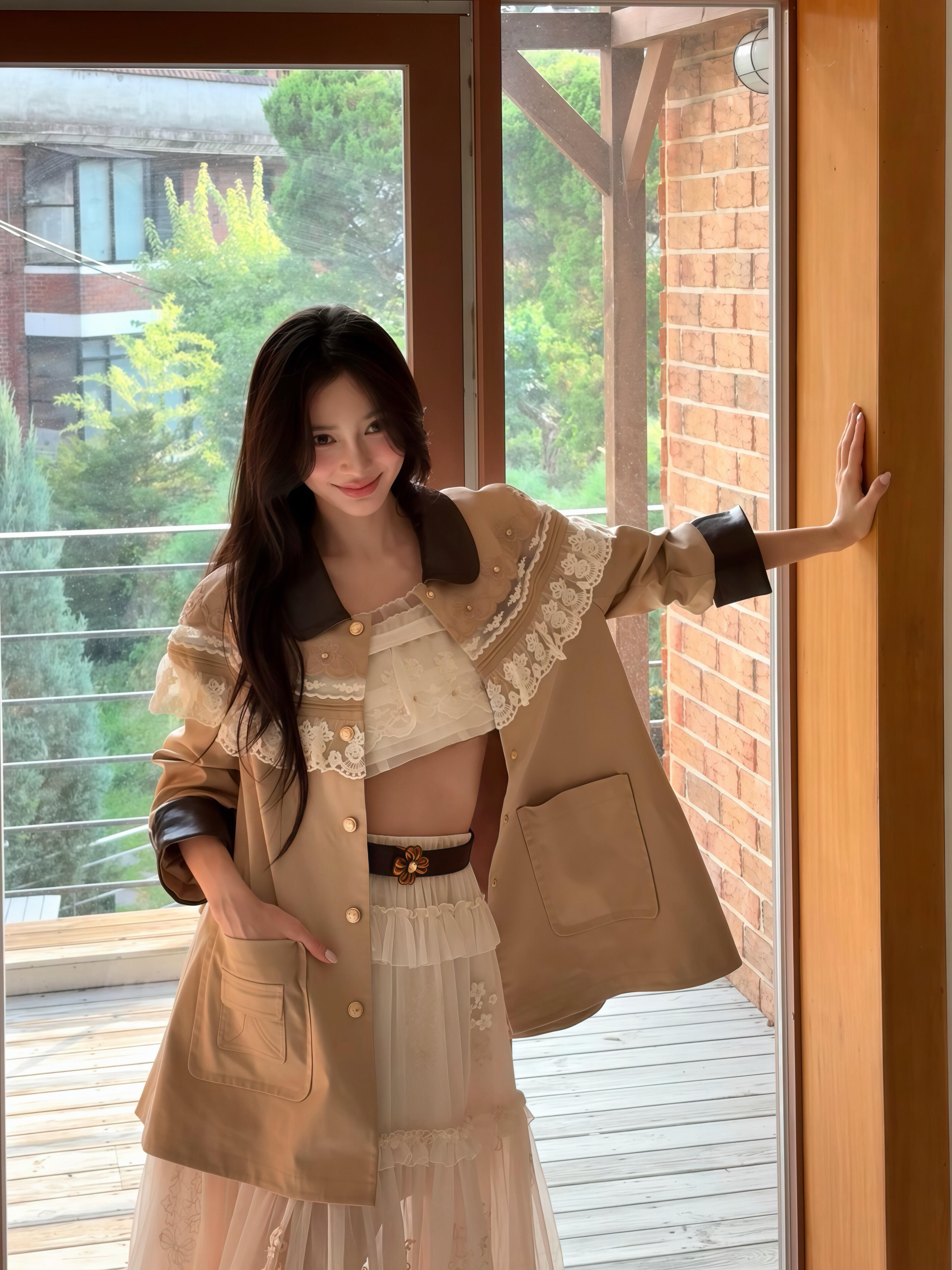 姐宝最新营业 好明媚！！配文：立秋后的衣橱🤎📷angelababy