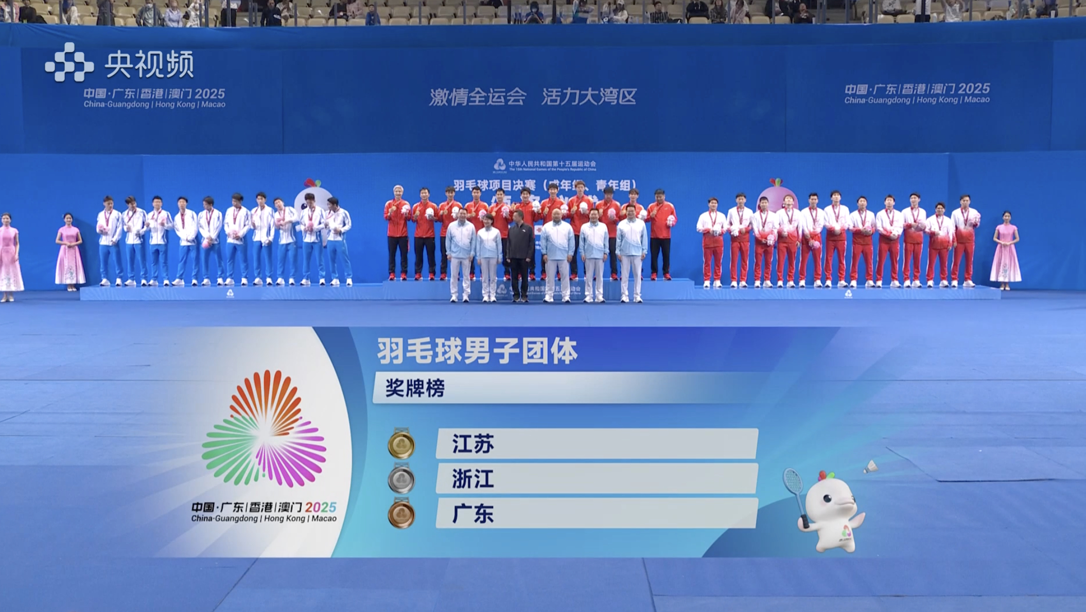 🏆成年男团冠军：江苏威克多队🥈成年男团亚军：浙江队🥉成年男团季军：广东队恭