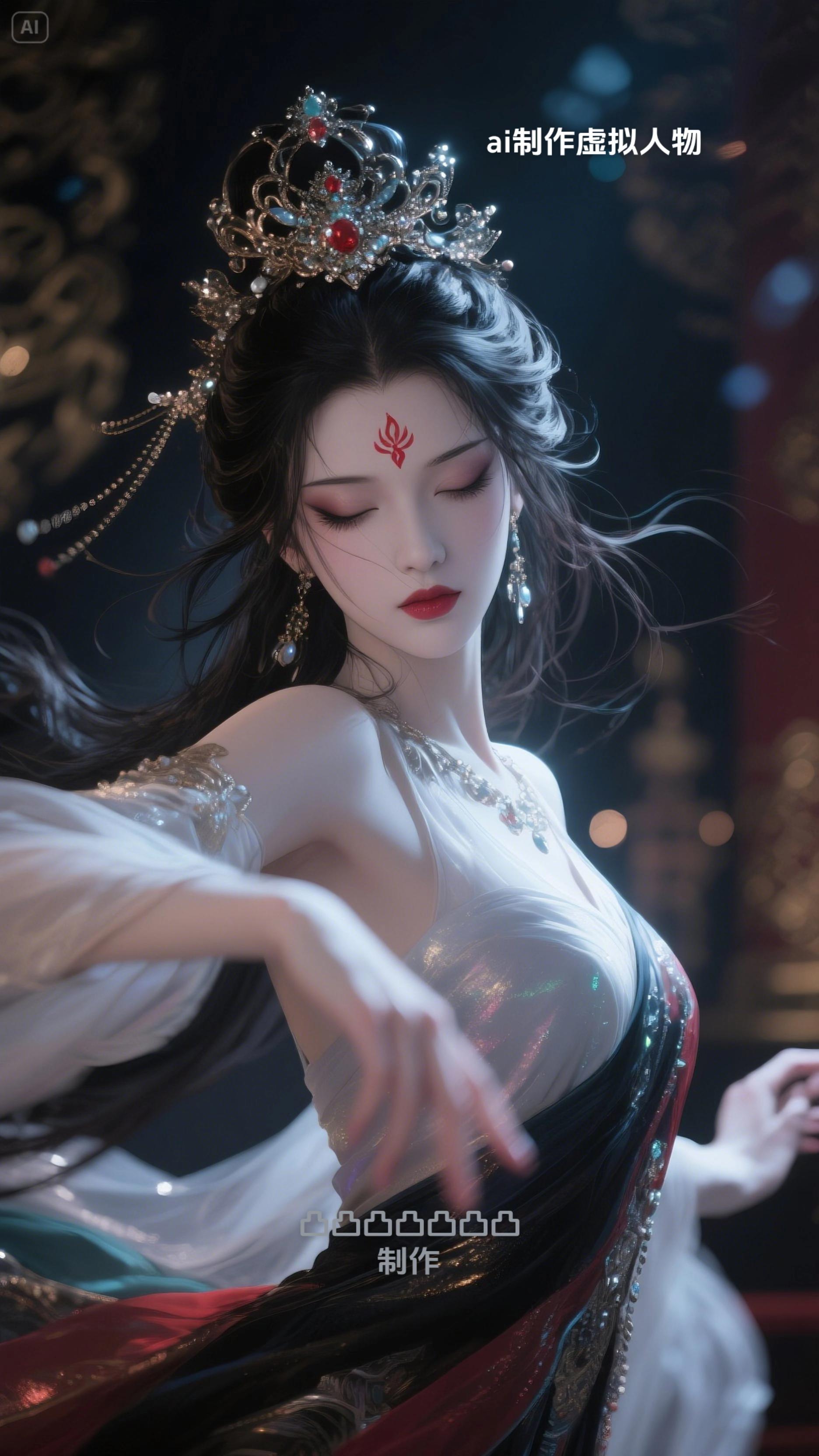 ai古风意境跳舞。