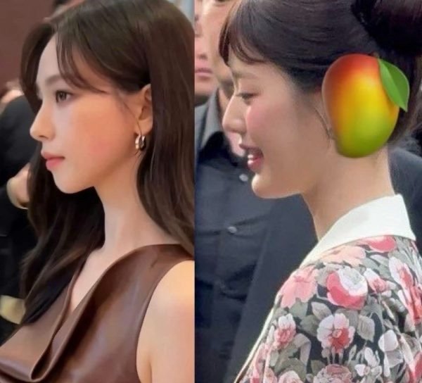 张元英的侧脸 有点难评啊 ​​​