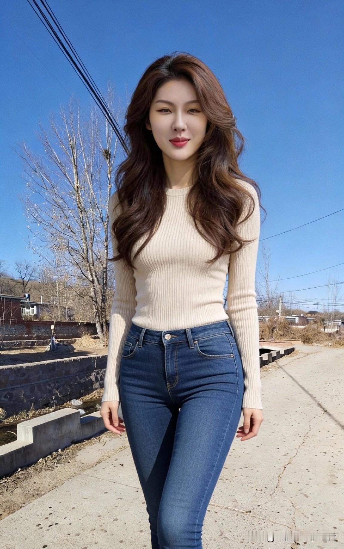 美女哪都挺美就是眼睛小点