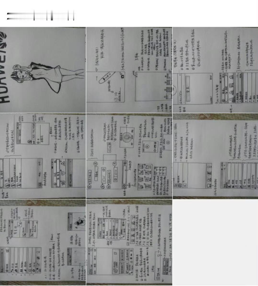 翻到了刚上大学的时候，打工给我妈买了手机后，给她画的使用说明。 