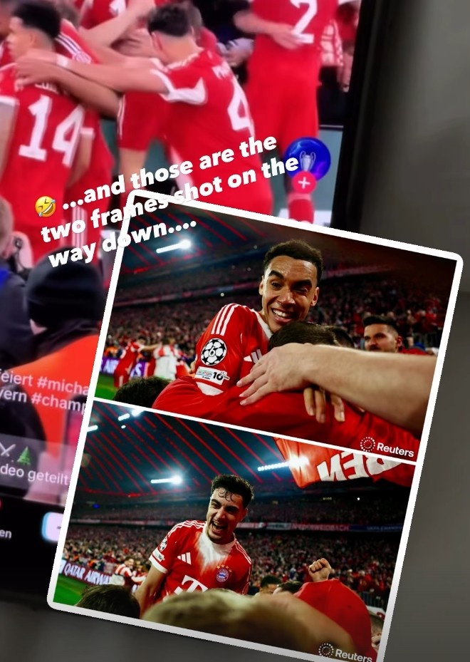 奥利塞进球引发拜仁球迷冲场，摄影师在庆祝中受轻伤但仍坚持拍摄