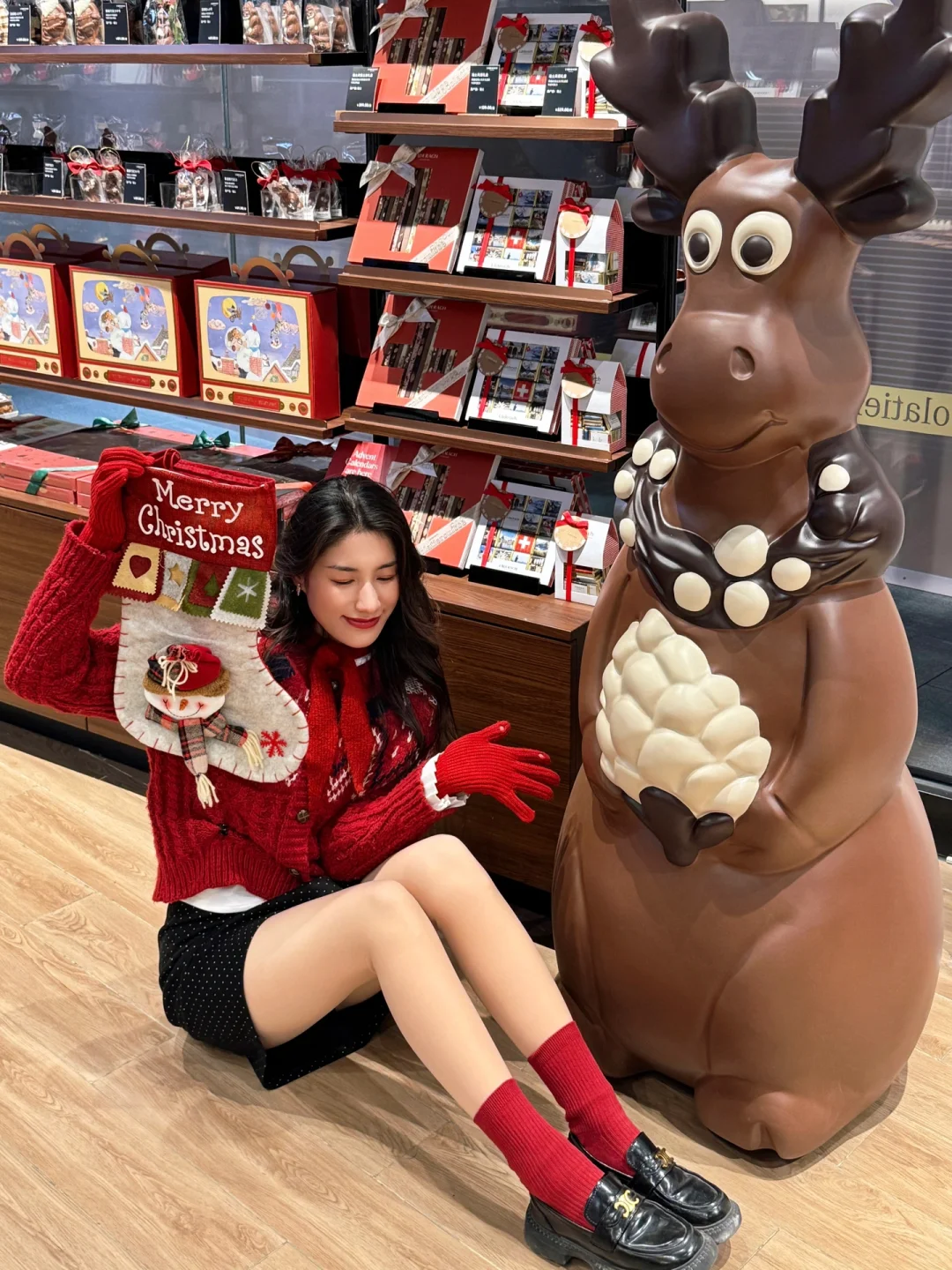 12.2三里屯实拍‼️圣诞和巧克力适配度1000%
