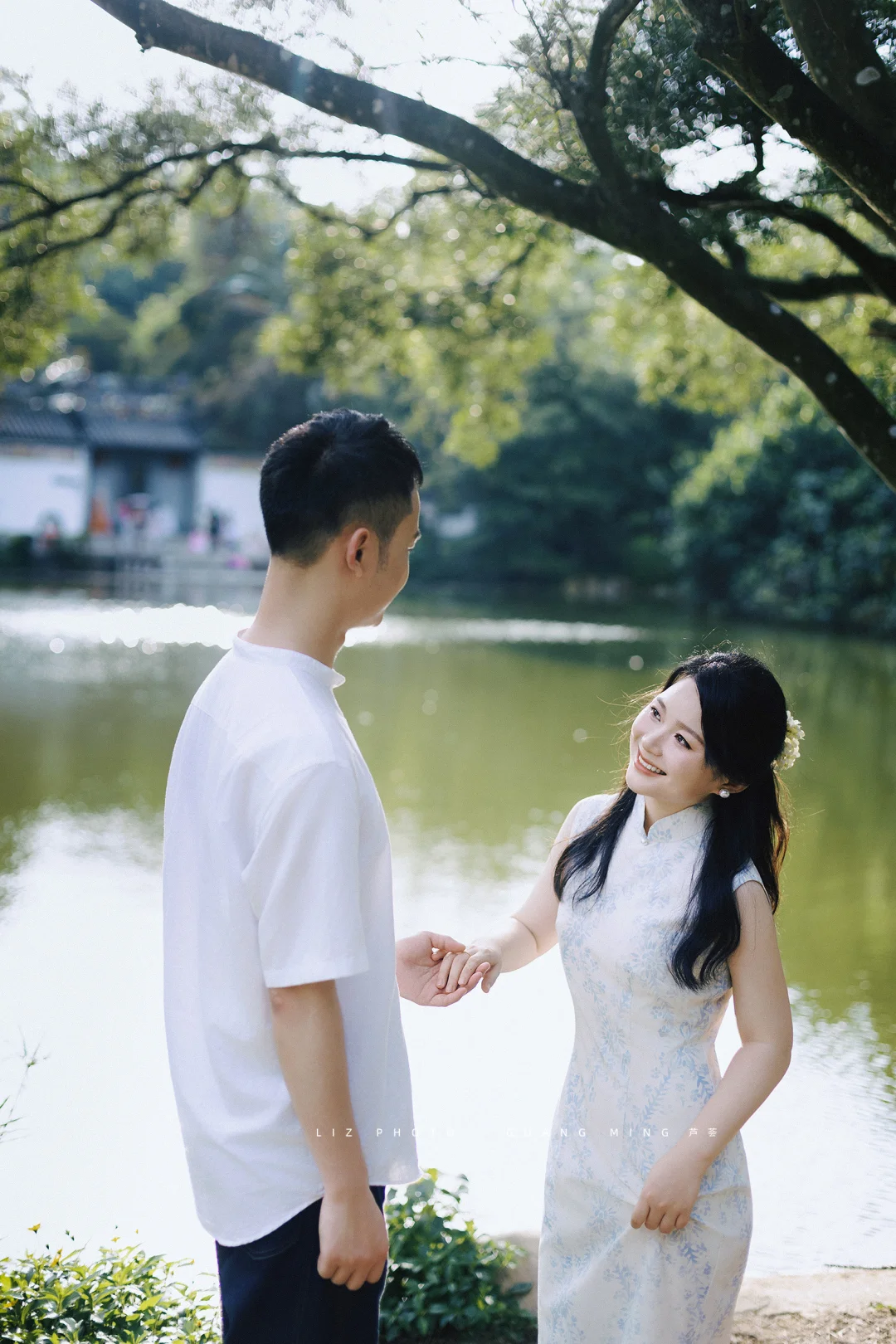 在深圳园博园🎞️拍到封神情侣纪念照