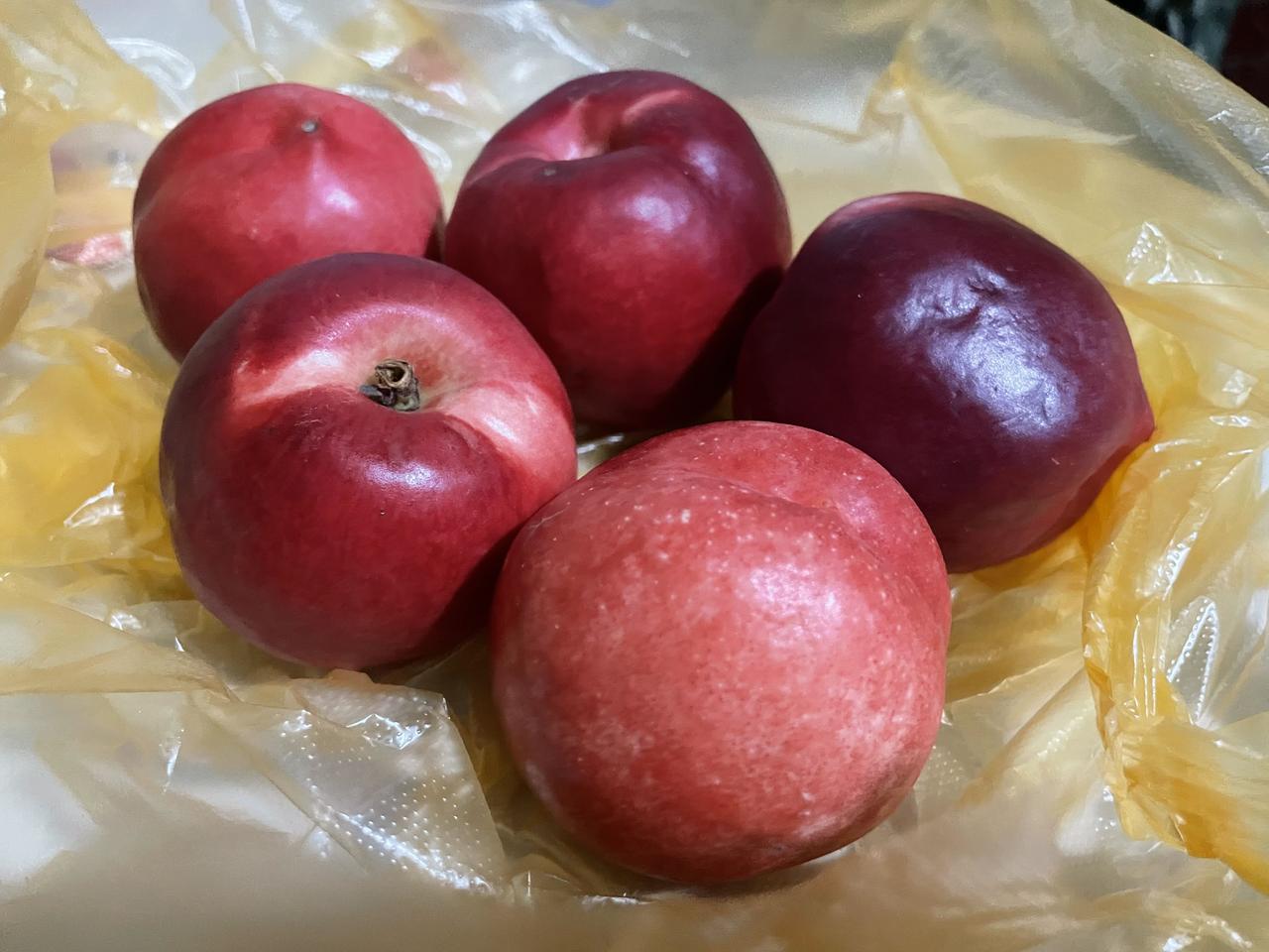 记录我的2026看这个油桃多鲜亮，好吃得很