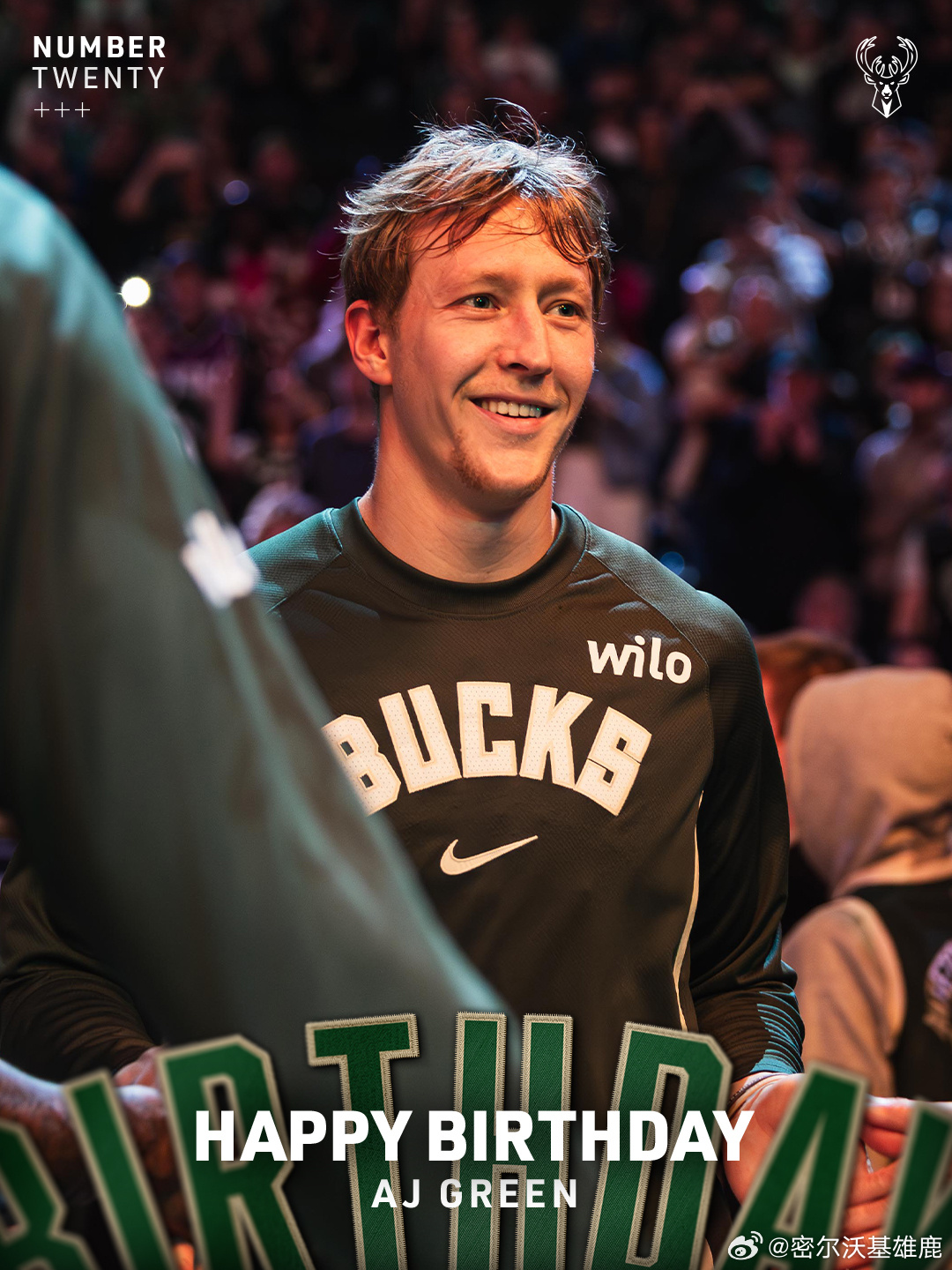 祝AJ格林生日快乐🎂🎉密尔沃基雄鹿[超话] fearthedeer ​​​