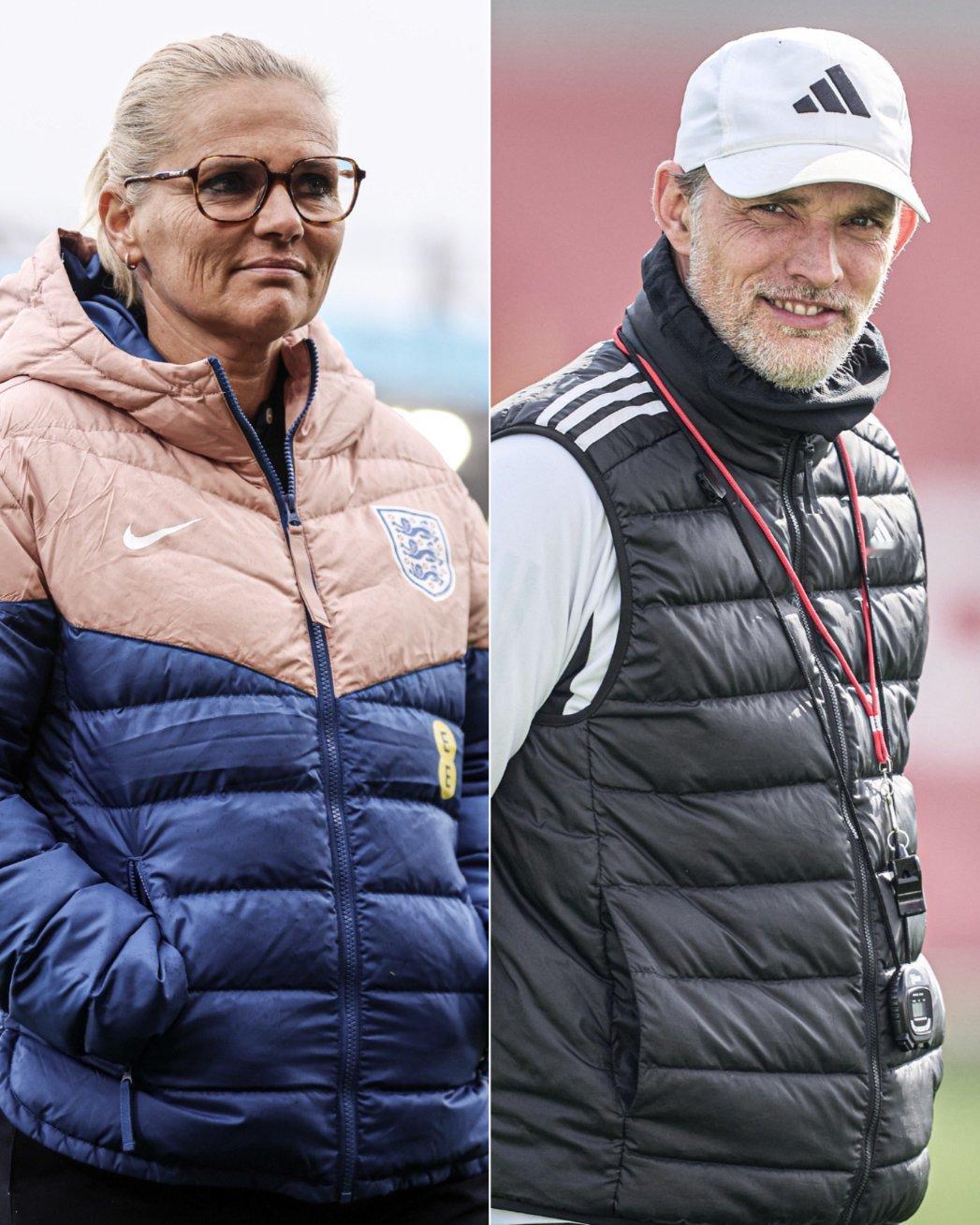 英格兰男女足国家队现由两位外籍教练执教🇳🇱🇩🇪英格兰女足主帅威格曼已经带