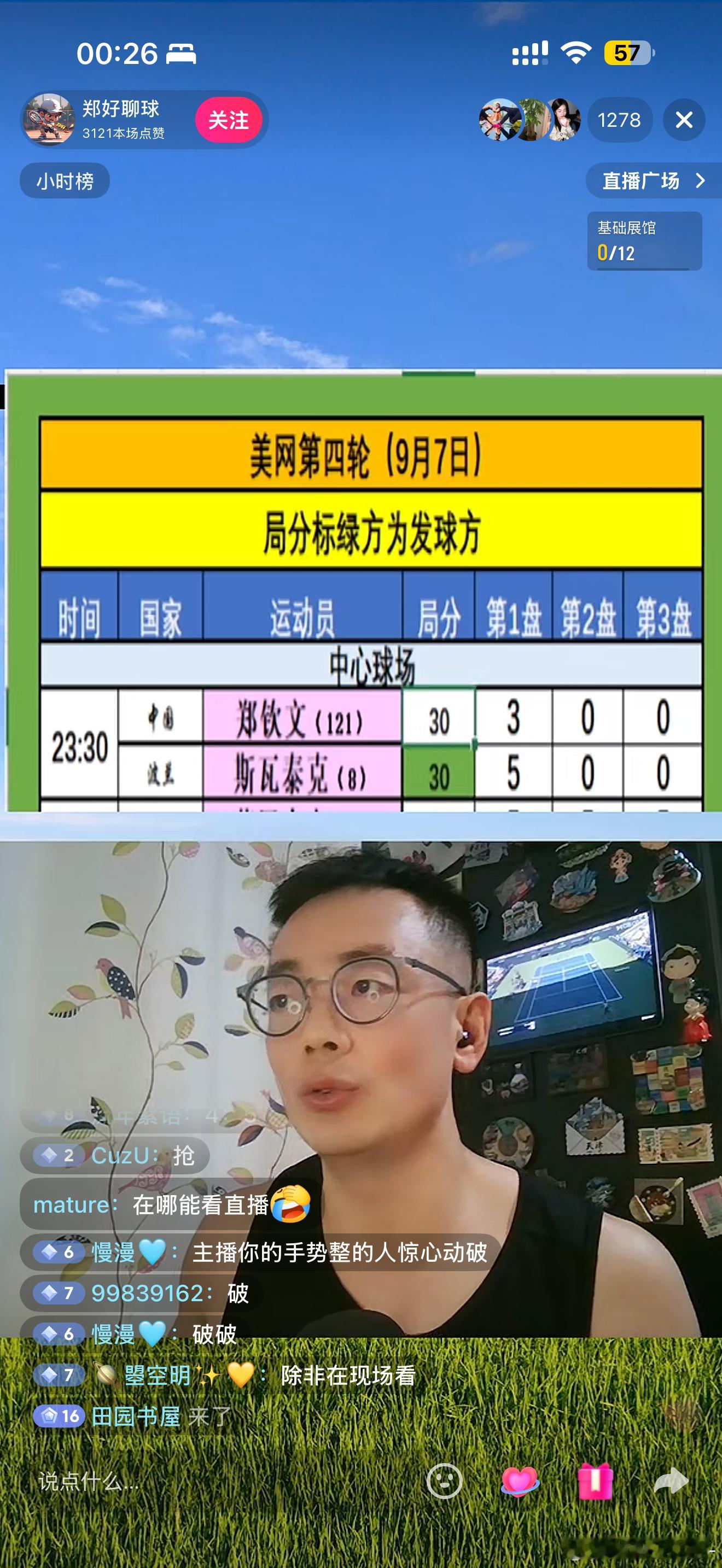 本来以为自己够无聊了。点进去一千多人跟我一样无聊。郑钦文真的太牛了。 ​​​