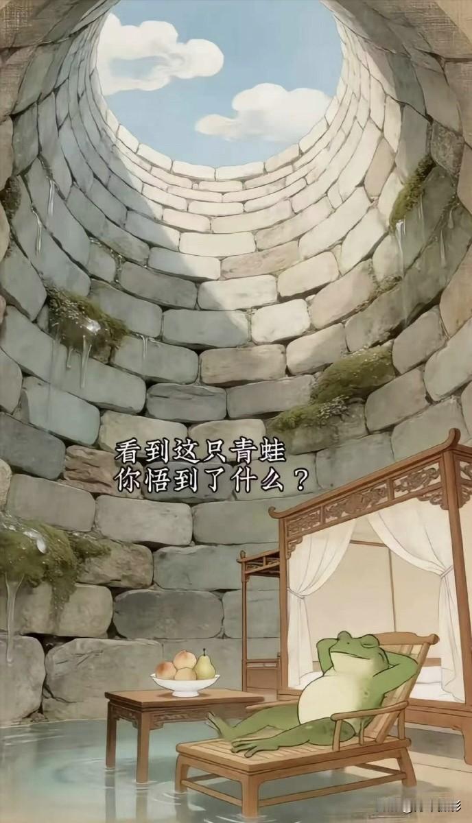 我们最大的问题，是觉得在井里呆着也挺好，把井里装饰得舒服一点，就能一直待下去。我