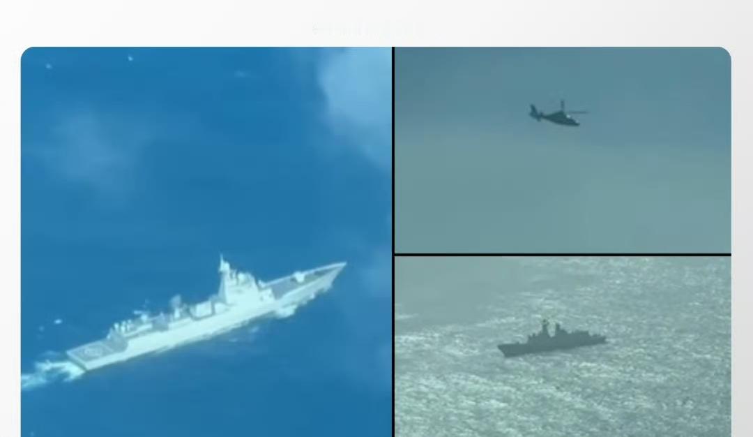 菲律宾渔业资源局的塞斯纳小飞机今天又窜扰黄岩岛，拍到中国海警3303舰、3502