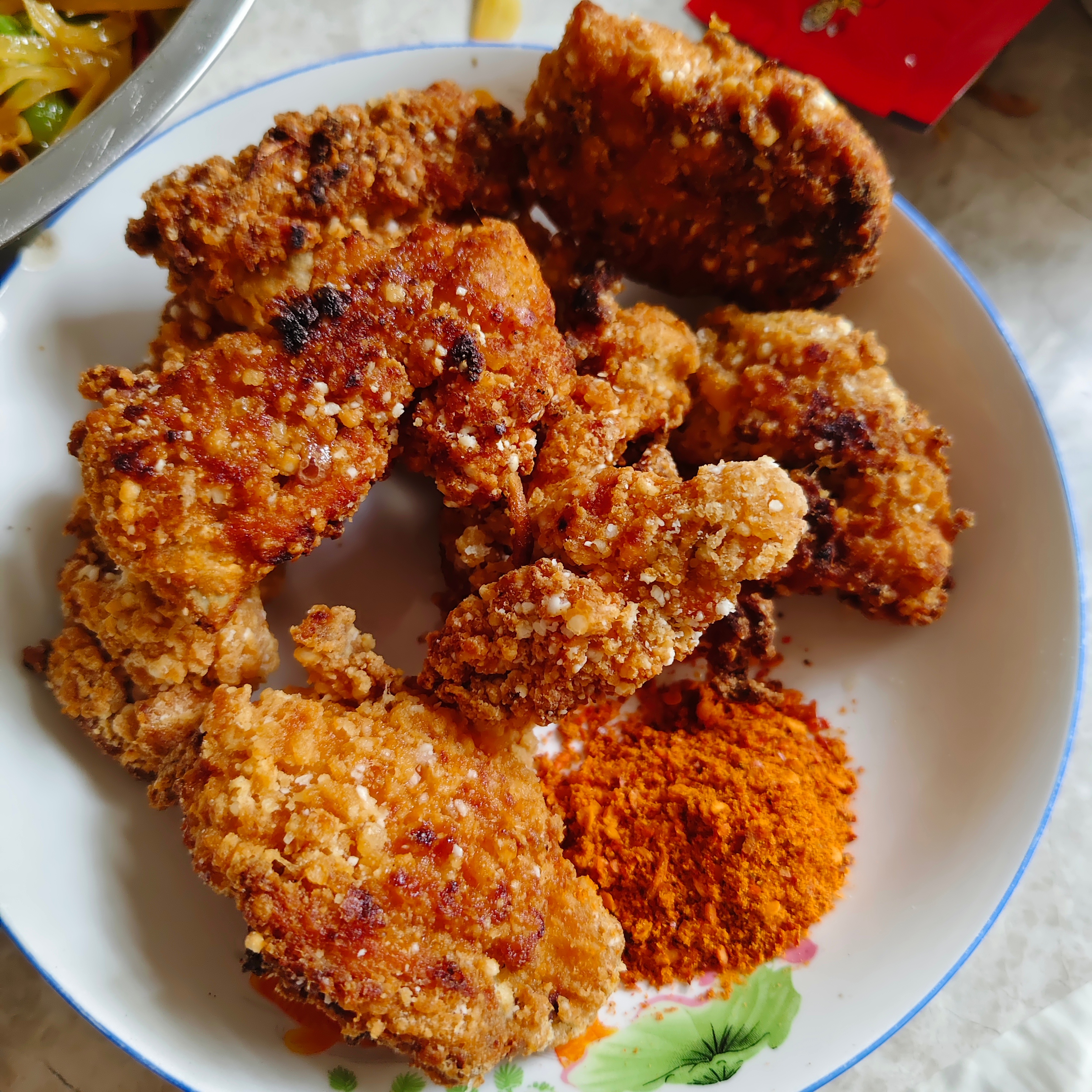自己家里炸鸡腿炸糊了哈哈哈哈哈哈但是好香😋 ​​​