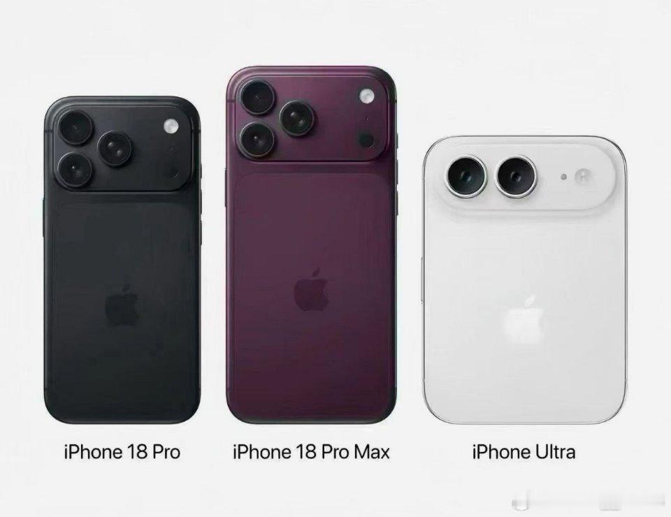 今年iPhone18系列价格预测，基本上就是这样iPhone 18 Pro：25
