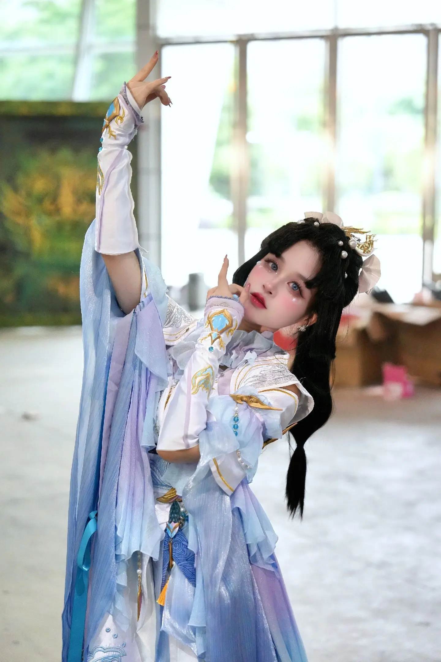 好开心 又搞上剑网三啦。老子都把最装的那张当封面了 我看谁还说我是抽象...