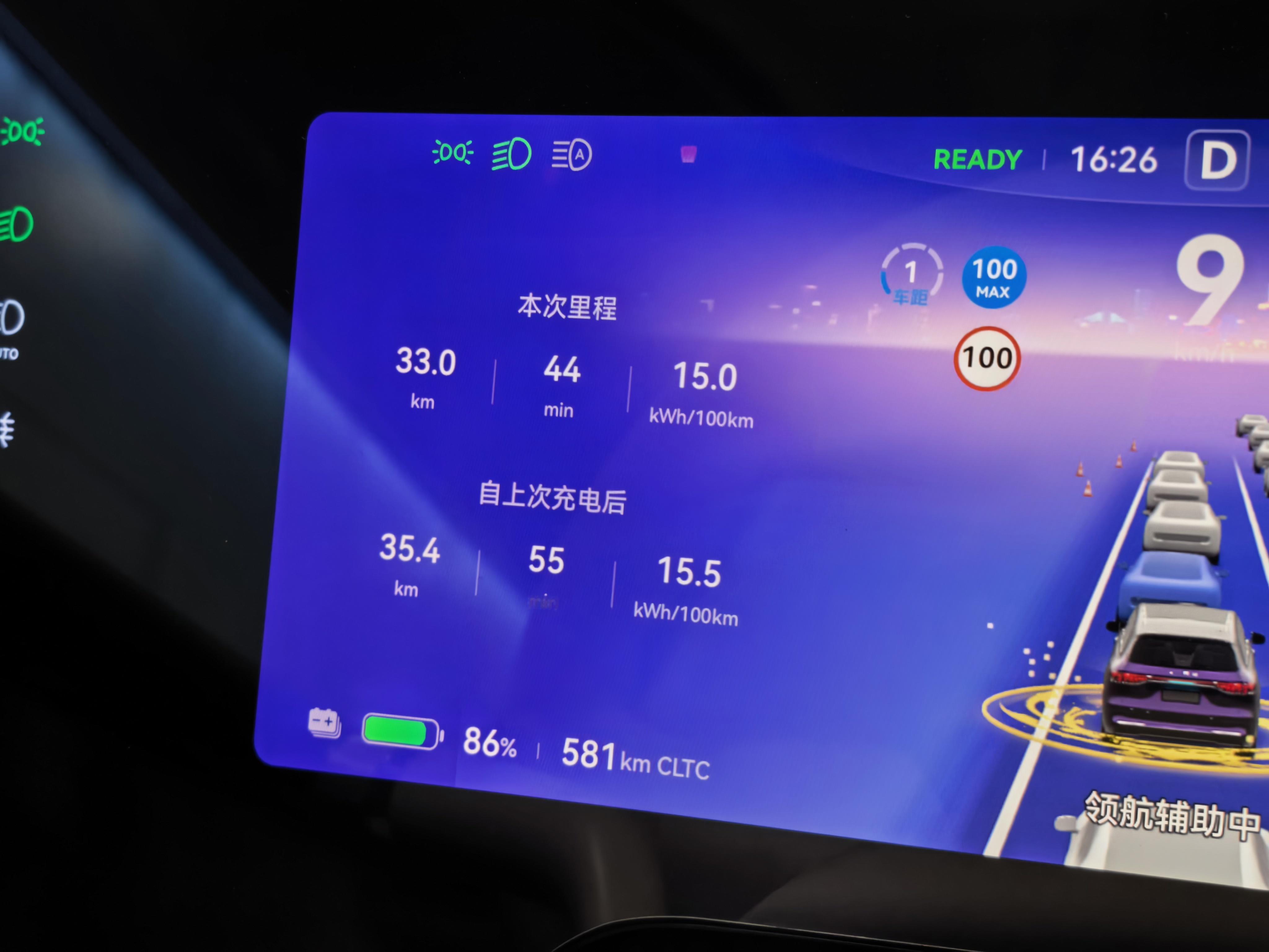 那天是谁问我，问界M8EV的能耗，现在给你回复了，城区和高速的能耗在15度电每百