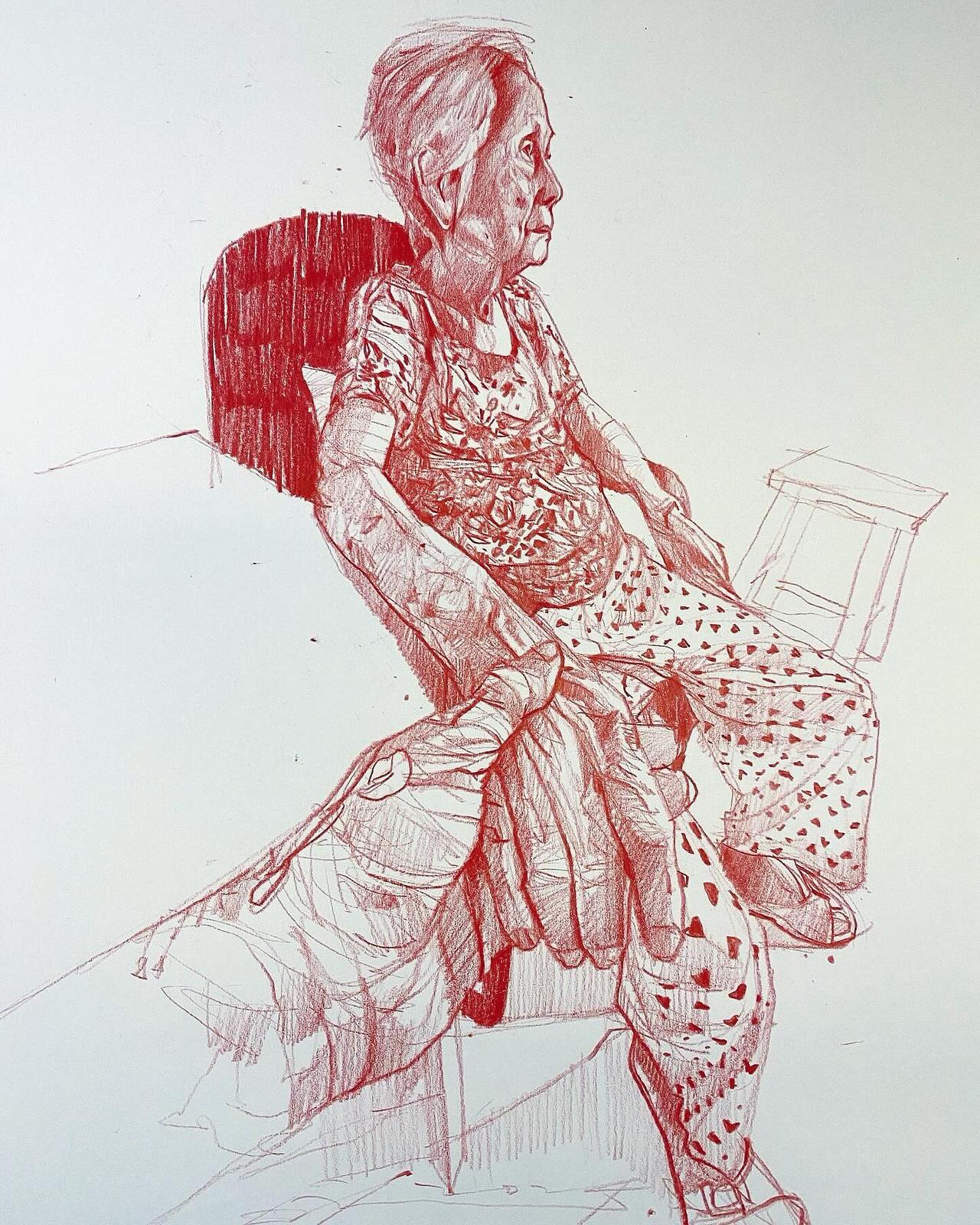 这样画起来才爽！速写里线条的松弛感舒服到心里，感觉线是“活”的。

马来西亚画家