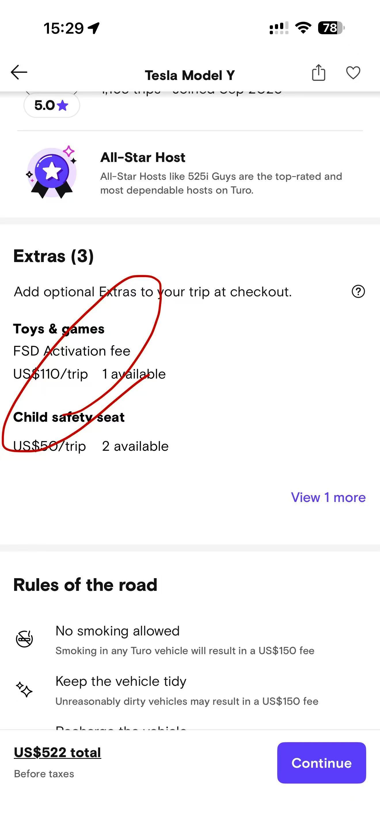 和昌老师去美国租车，想租一台有FSD的，发现一些有趣的卖家，已经自己干起了订阅。