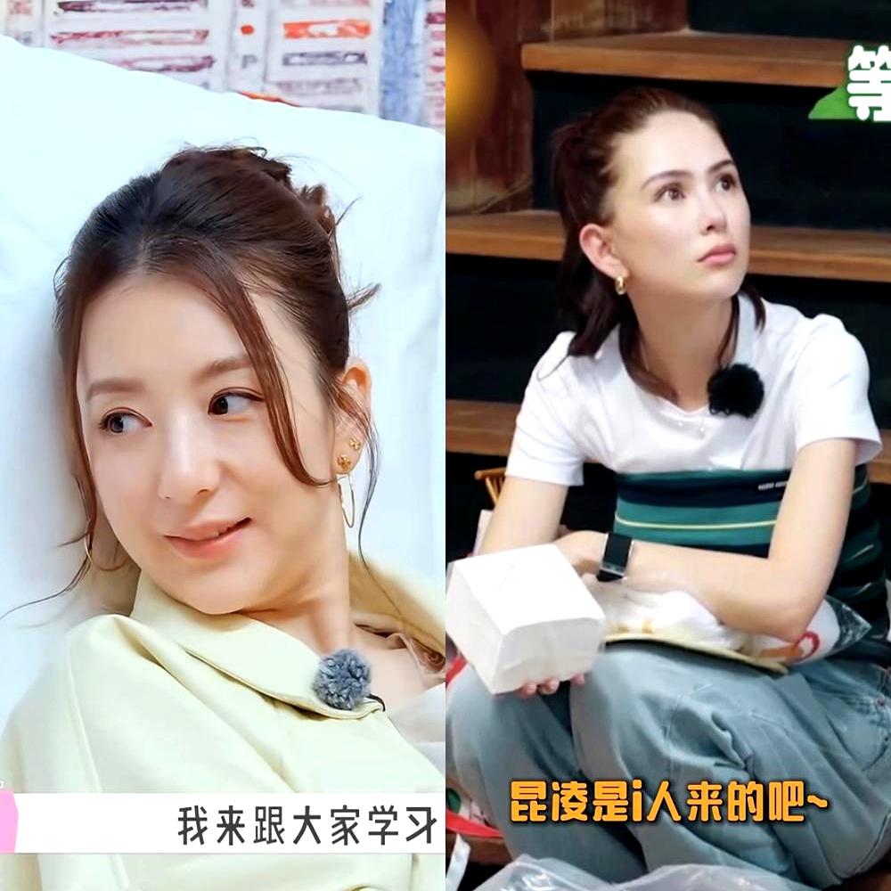镜头还在磨皮时，她已端着盘子在《中餐厅》穿梭。
素颜、埋头干，英语切换自如，负责