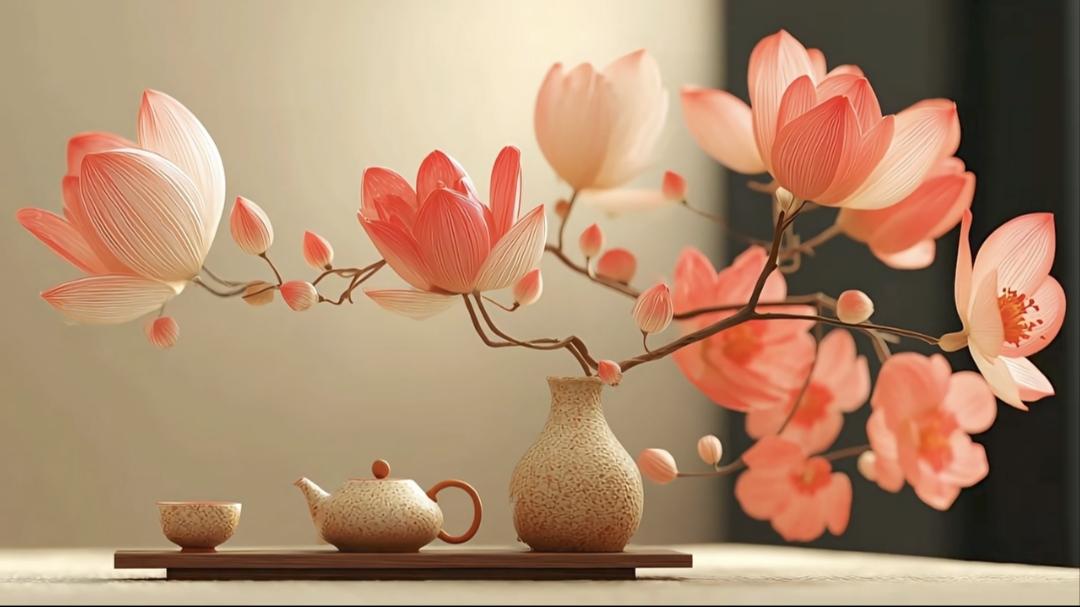 塞鸿秋·静淡之境
身宁言缓行犹简，
远离是非闲愁遣。
窗前叶坠声难辨，
闭门听雨