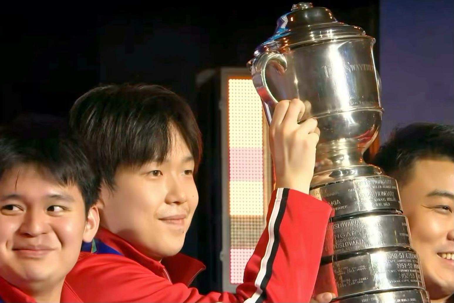 🦁🏆🥳特别美好的画面🥺国乒男团12连冠