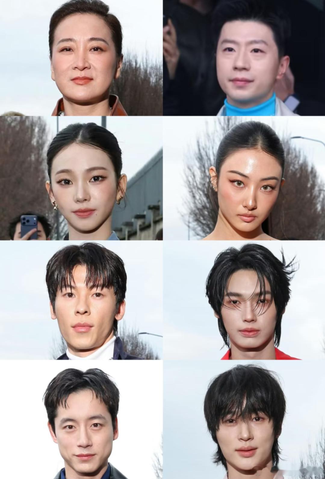 Prada大秀G社怼脸生图贾玲 马龙 Karina柳智敏 许光汉 边佑锡 Win