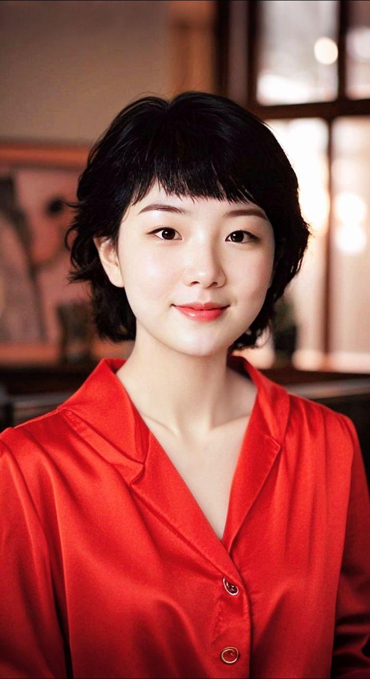 AI扩图 AI红韵佳人