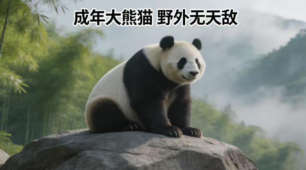 戴墨镜的“竹林隐士”：成年大熊猫，为何在野外几乎没有天敌？
在动物纪录片里，大熊