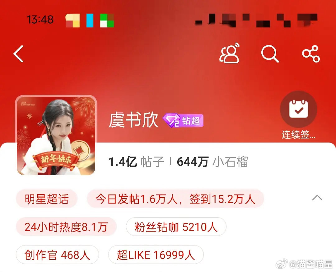 吹苍兰诀独爆的王鹤棣超话超like怎么差距这么多啊，这还是流量生吗？ 